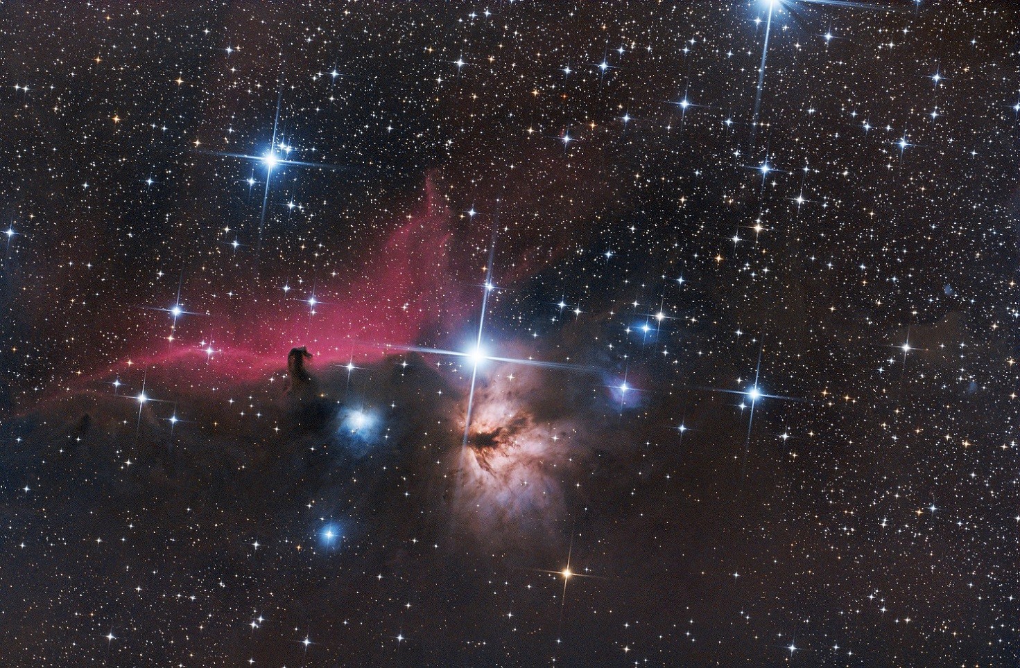 Ngc2024 nébuleuse de la flamme (Orion)