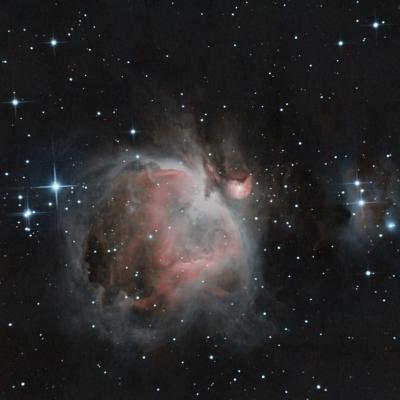 M42 nébuleuse d'Orion photographiée par Christophe le 2 février 2024 80ED apo