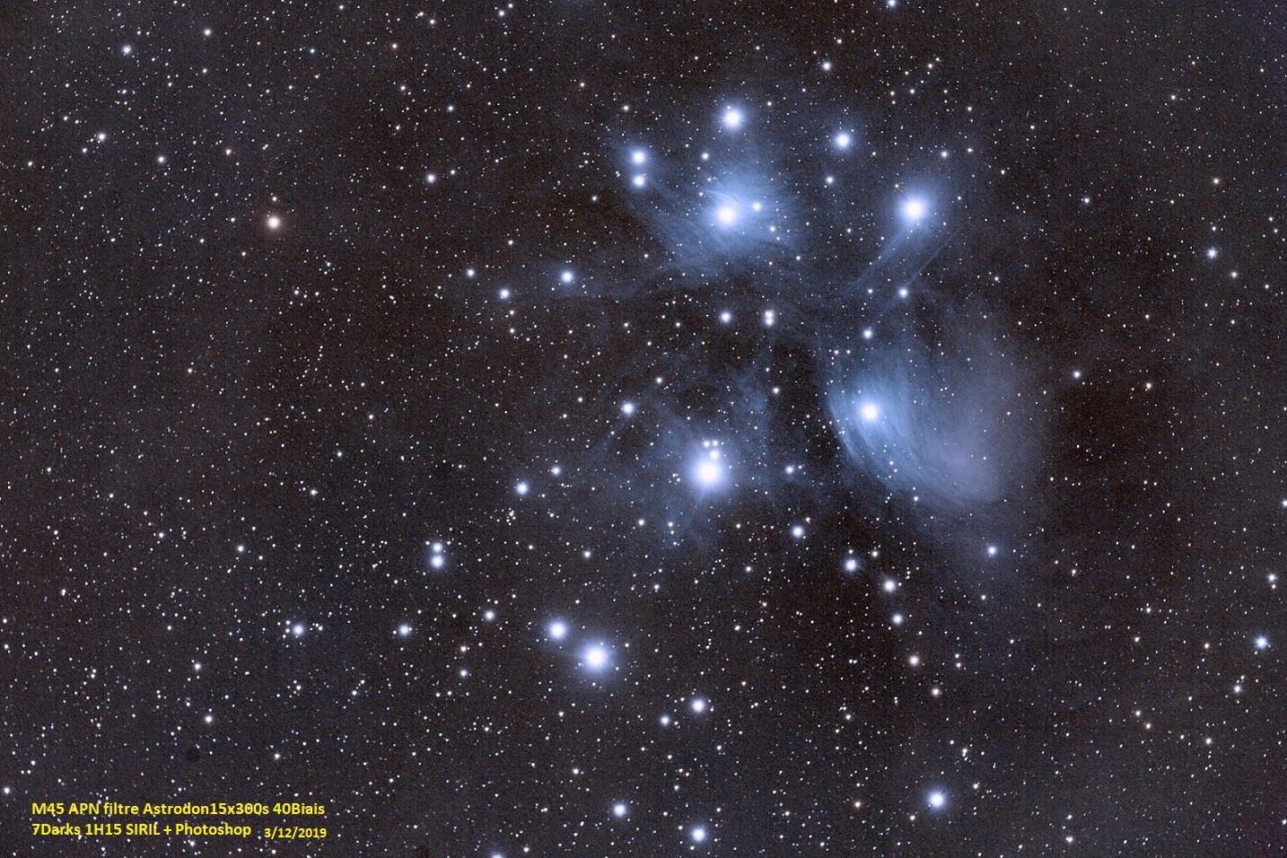 M45 Les Pleiades