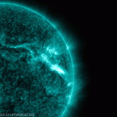 Eruption solaire du 14 décembre 2023